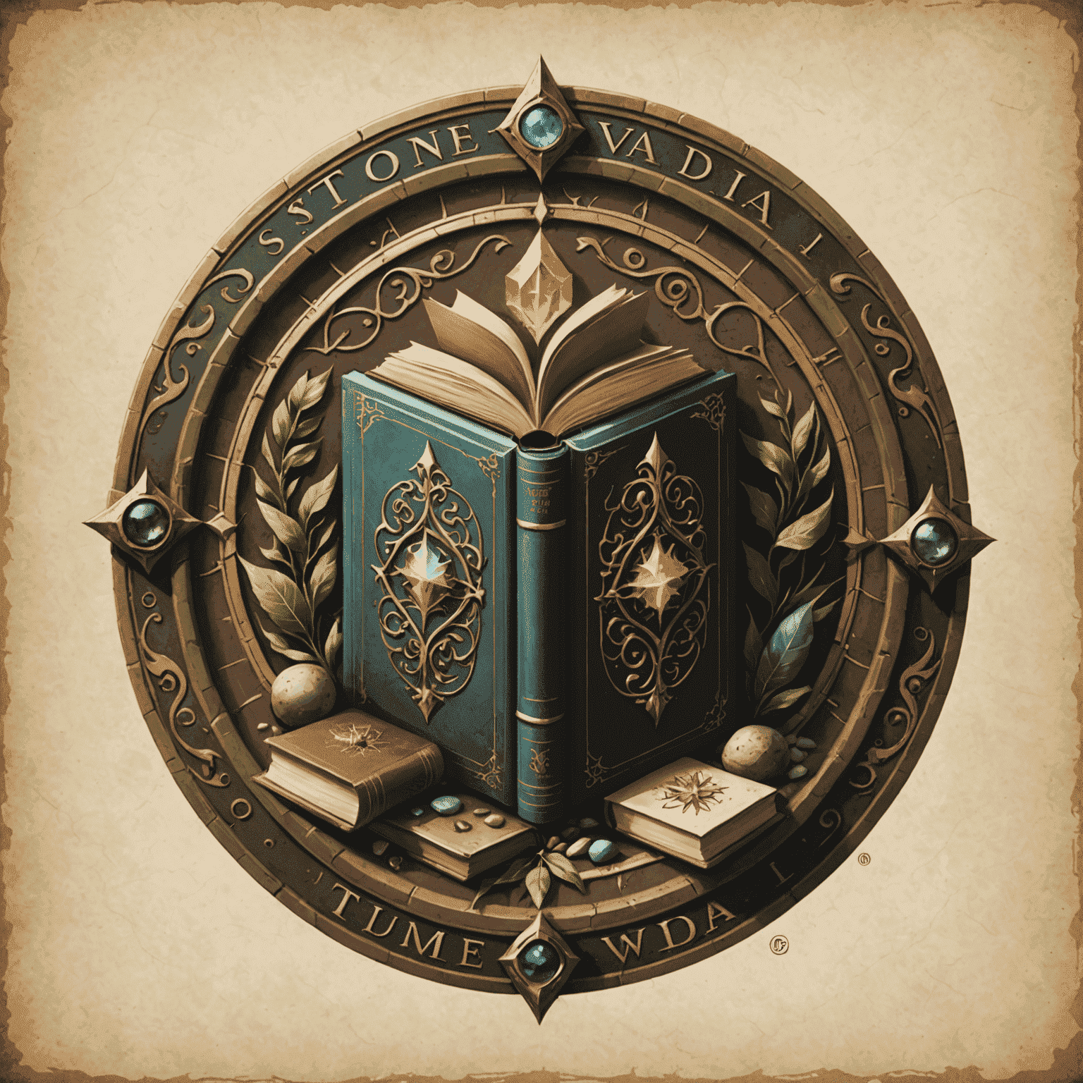 Logotipo da StoneyValmoria com elementos que representam Simone Tebet e livros