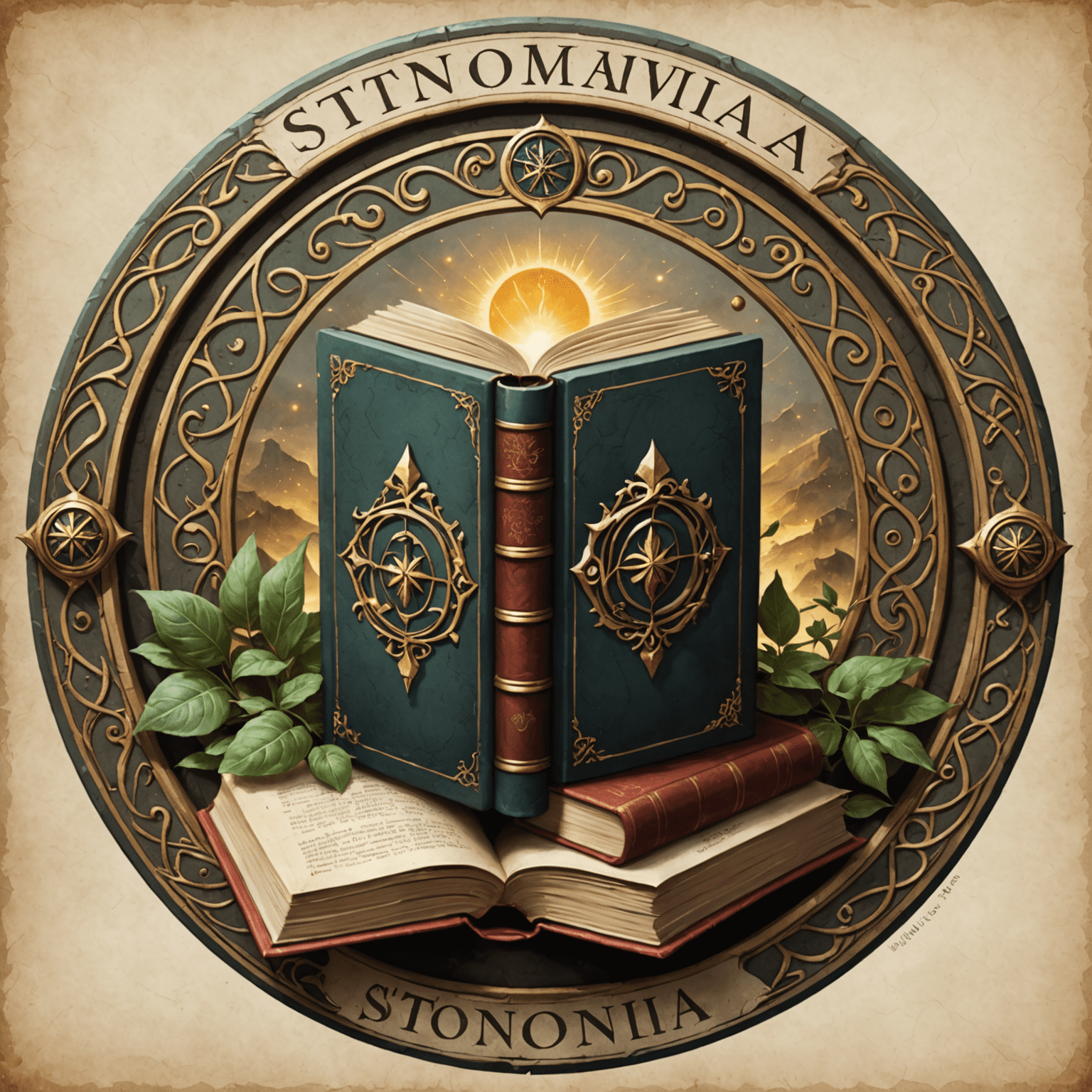 Logotipo da StoneyValmoria com elementos que representam Simone Tebet e livros